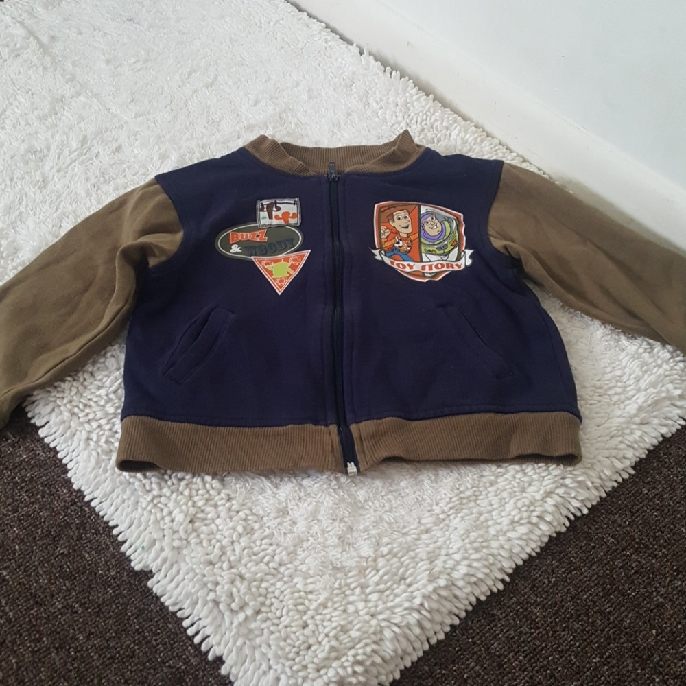 Toy story sweater with front zipper